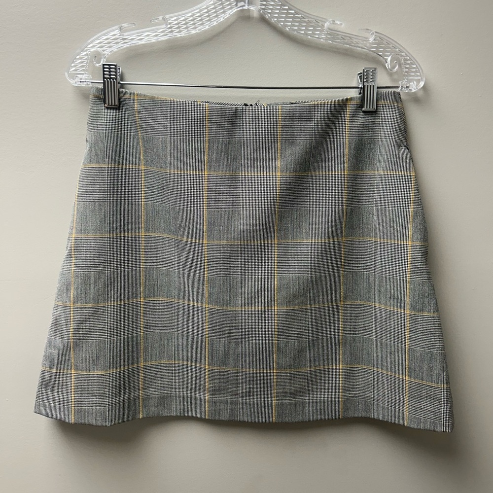Wilfred Renee Grey & Gold Mini Skirt‎